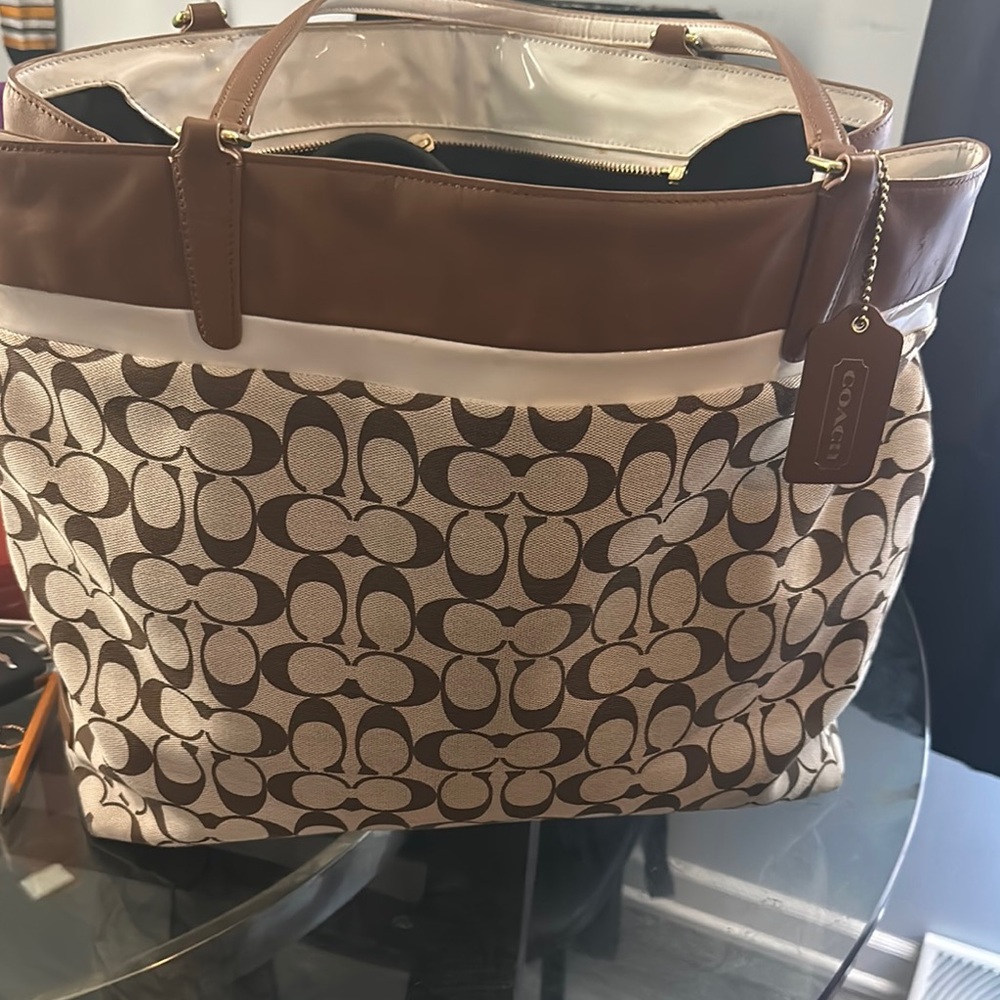 Coach Signature Brown Tote Bag